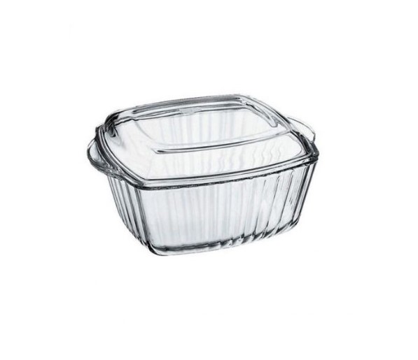 бл1 59049 Каструля 1,8л прямокут.з криш 25*21, 2,6л Боркам - Зображення 1