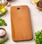 Доска дерево квадрат середня 18x30