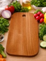 Доска дерево овал велика 20х35