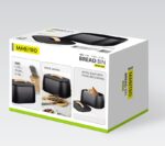 Хлібниця MR-1675 BLACK (33,5*24*16,5см) Maestro - Зображення 3