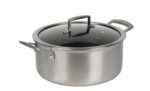 10386-24 Каструля з антипригарним покриттям з кришкою "Соти" 4,7л (d24*11см) Stenson