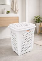 570 Корзина для білизни Rattan 54л біла