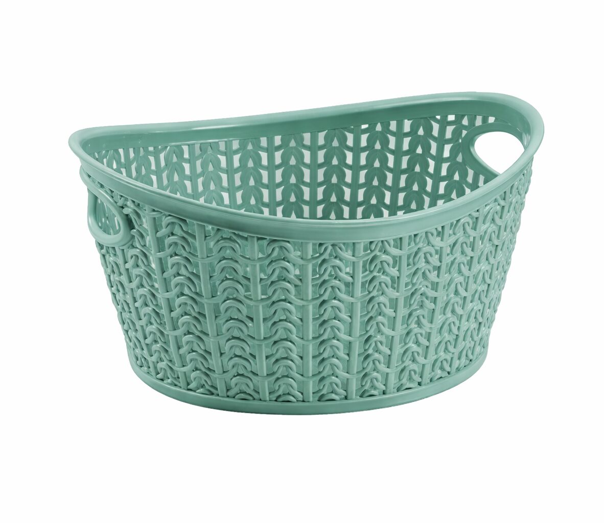 кош 1166 Кошик овальний 1,5л холодно зелений (20х16х10,5см) UKSAN - Зображення 1