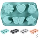 МН-4396 Форма силікон "Butterfly" 6шт/л 17*10,5*2,5см Stenson