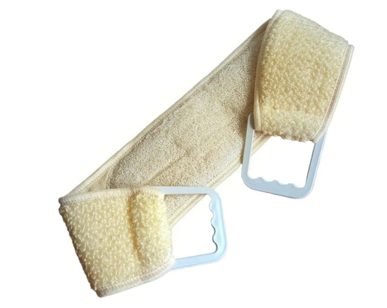 Знімок екрана 2026-02-20 172619 Мочалка Розалінда натуральна з пластиковою ручкою 30см - Зображення 1