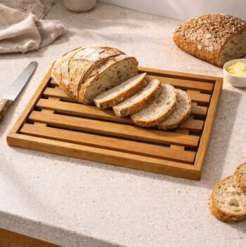 Доска для нарізання хліба 32,5х23х3см