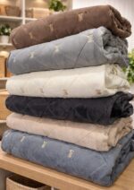 022-1 Покривало в сумці 200*230см "Велюр" - Зображення 2