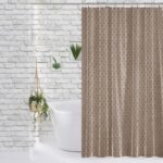 JC12-1103 Шторка з поліестеру 180х180 Жакард Cappucino Dariana