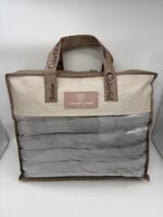 Плед двоспальний 5см смужка в сумці "Шарпей" - Зображення 7