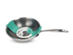 9090-28WOK Сковорода з антипригарним Pefulon покриттям із захисною насічкою 28см S&T