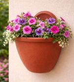 Горщик для квітів настінний 2л коричневий Консенсус