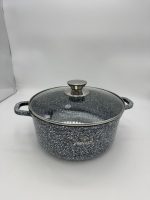 GR-0324CE Sense Каструля кругла 24см,4,5л з антипр.керам. покриттям і кришкою скло Vinnarc - Зображення 4