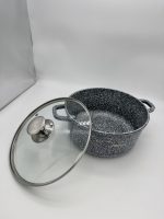 GR-0324CE Sense Каструля кругла 24см,4,5л з антипр.керам. покриттям і кришкою скло Vinnarc - Зображення 2