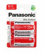 Батарейка PANASONIC R20 (2шт)