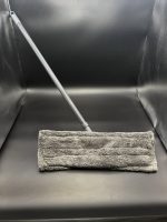 V-003 Швабра плоска телескопічна 40см Люкс зі змінною насадкою мікрофібра (прошита) - Зображення 3