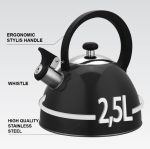 Чайник MR-1302 BLACK 2,5л Maestro - Зображення 3
