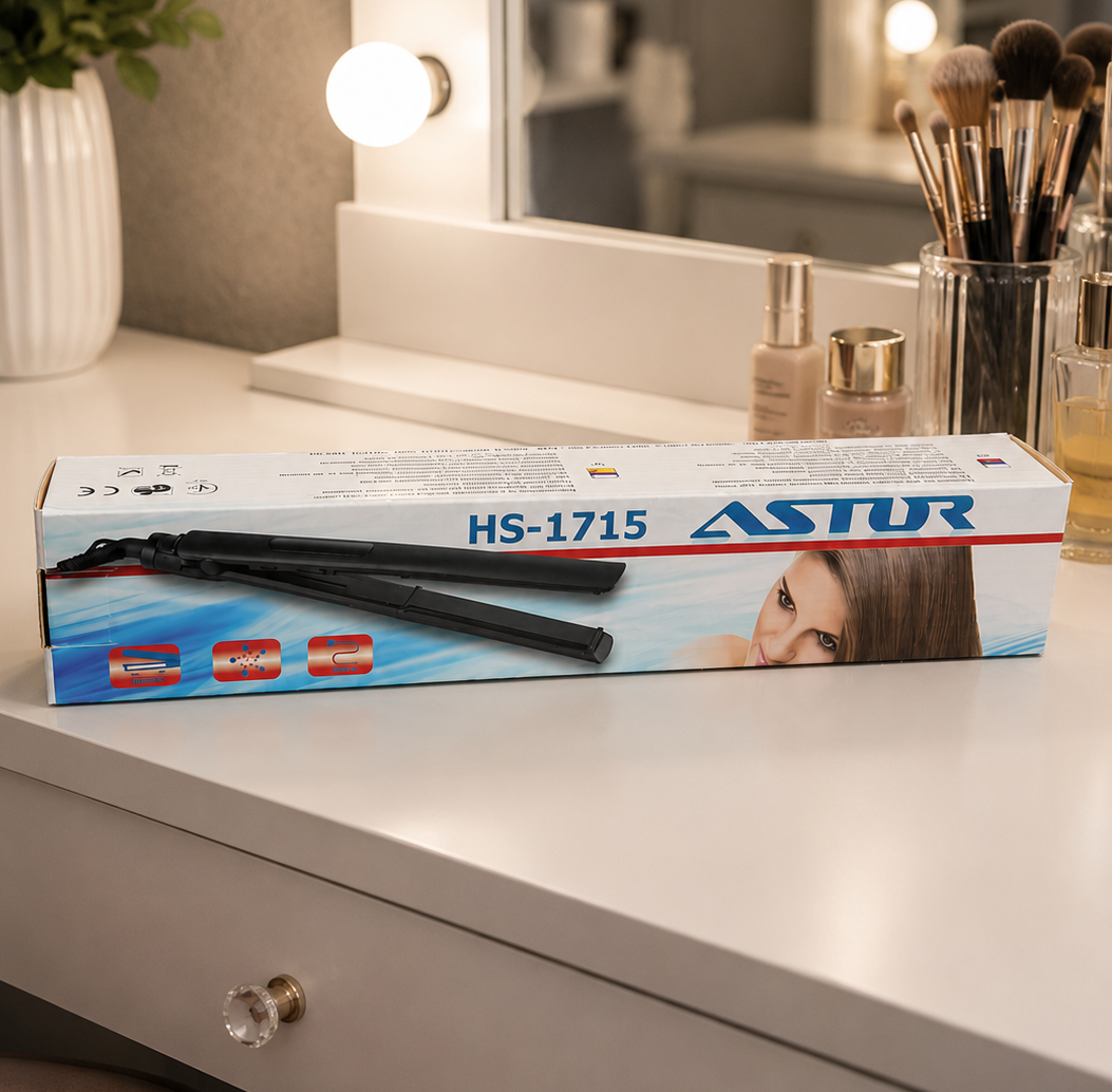 1715 1715 Випрямляч для волосся 60Вт Astor - Зображення 1