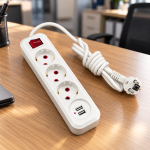 302 Переноска 3 розетки, 2USB,2м