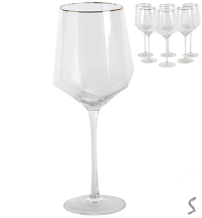 бок R33137 Келих для вина "Crystal" 550мл - Зображення 1