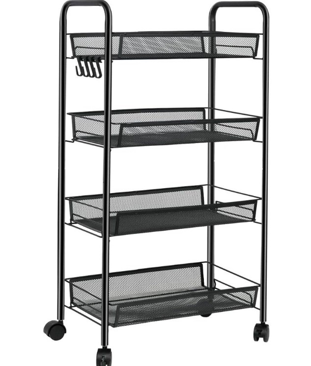 ет M50288-4BL Етажерка на колесах 4яр 83*25*44см Stenson - Зображення 1