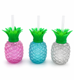R101018 Склянка з кришкою та трубочкою "Pineapple" 500мл
