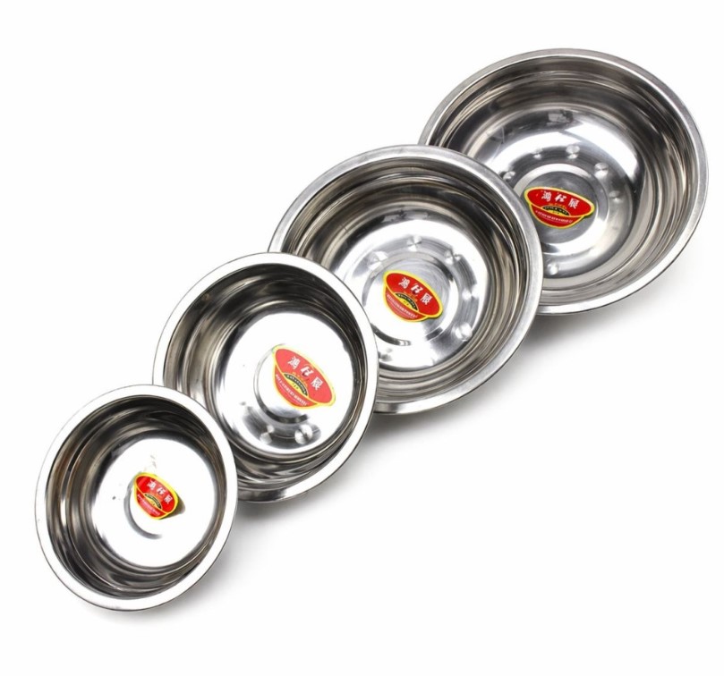 мис нерж 3 Миска метал.22*9,8см М-22/2208 - Зображення 1
