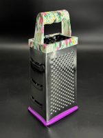 Тертка ТК16018-5 чотиригранна (ручка квіти) 10,5х8х24,5см - Зображення 3