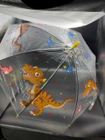 48 Зонт дитячий зі свистком Динозавр (жовта ручка) - Зображення 4