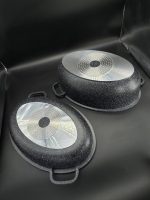 YTG015 Гусятниця Гранітна з кришкою-гриль 39х26,5х18см - Зображення 3
