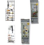 Вішалка кутова метал для взуття та одягу 4ет.(60*29*154см) 7038-4/1307