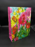 Пакет подарунковий паперовий L "Flower garden" Тюльпани 31*42*12см R95513-L - Зображення 2