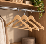 0109-1 Вішалка пласт.( під Дерево) Hangers 3шт 42,5см
