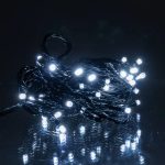 W50LED6MBW Гірлянда Нитка 50 LED 6 м чорна, білий - Зображення 3